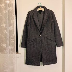 Christian Soriano Tweed Chevron Coat